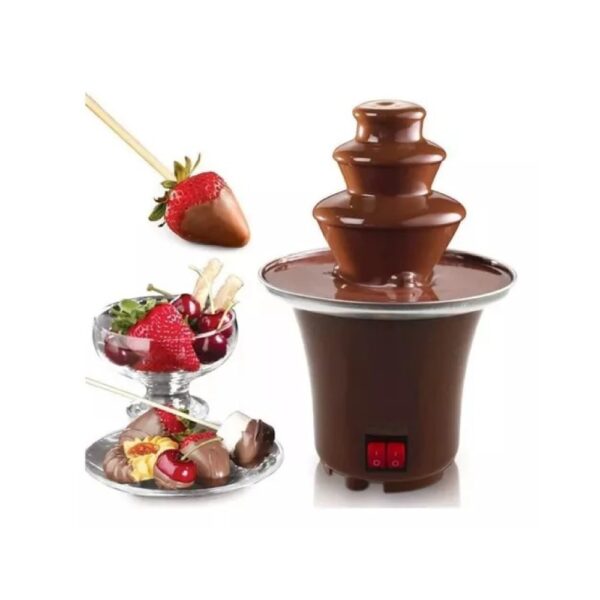 Mini fuente de chocolate 3 niveles