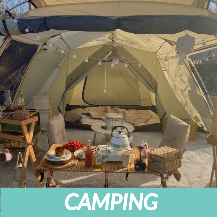 insumos de camping